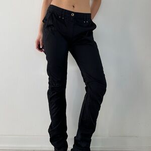 Plein Sud Jeanius Black Cargo Utility Pants - Medium
